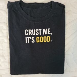 Panera Bread Work Uniform T Shirt Crust Me Its Good Black Short Sleeve Likely M